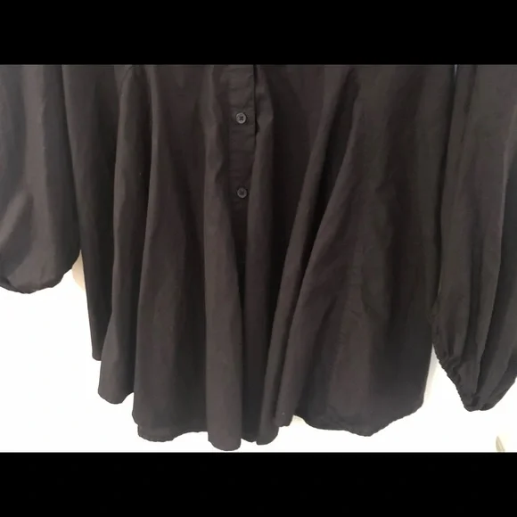 Free People Shirt Drop Waist Button Dress Sz M - Picture 4 of 11